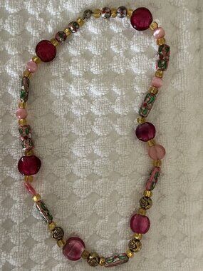 Vintage Chinese Cloisonne Necklace